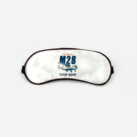 Thumbnail for PZL M28-05 Skytruck - Cartoon + Name - Sleep Mask - White