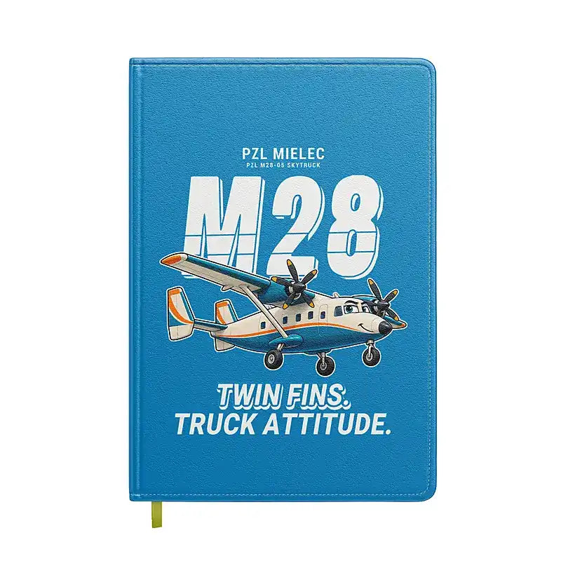 PZL M28-05 Skytruck - Cartoon - Notebook - Turquoise