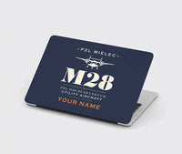 Thumbnail for PZL M28-05 Skytruck - Heritage + Name - MacBook Case - Navy Blue