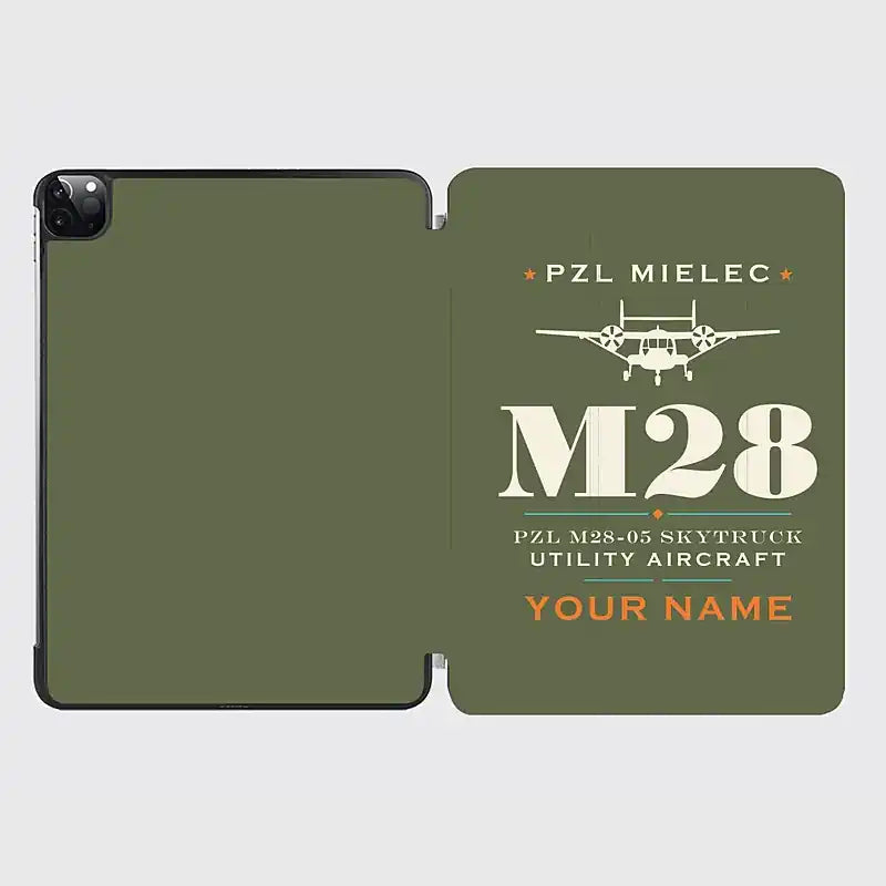 PZL M28-05 Skytruck - Heritage + Name - iPad Case - Green Army