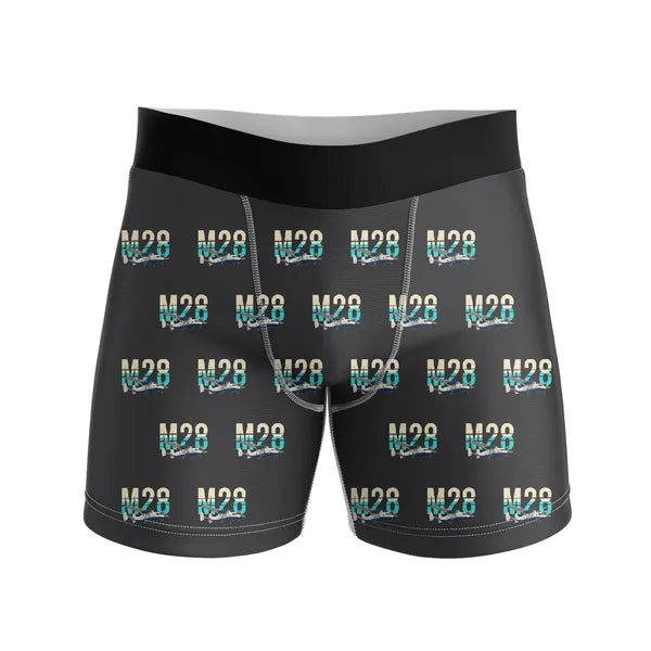 PZL M28-05 Skytruck - Men Boxers - Original Pattern - Black
