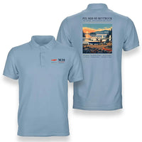 Thumbnail for PZL M28-05 Skytruck - Poster - Double-Side Polo - Light Blue