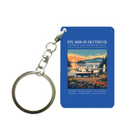 Thumbnail for PZL M28-05 Skytruck - Poster - Key Chain - Blue
