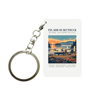 Thumbnail for PZL M28-05 Skytruck - Poster - Key Chain - White