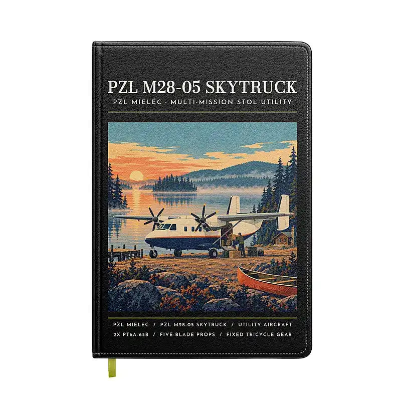 PZL M28-05 Skytruck - Poster - Notebook - Black