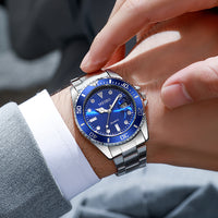 Thumbnail for Business Men's Quartz Watch Steel Belt Calendar Multifunctional Male Wristwatch