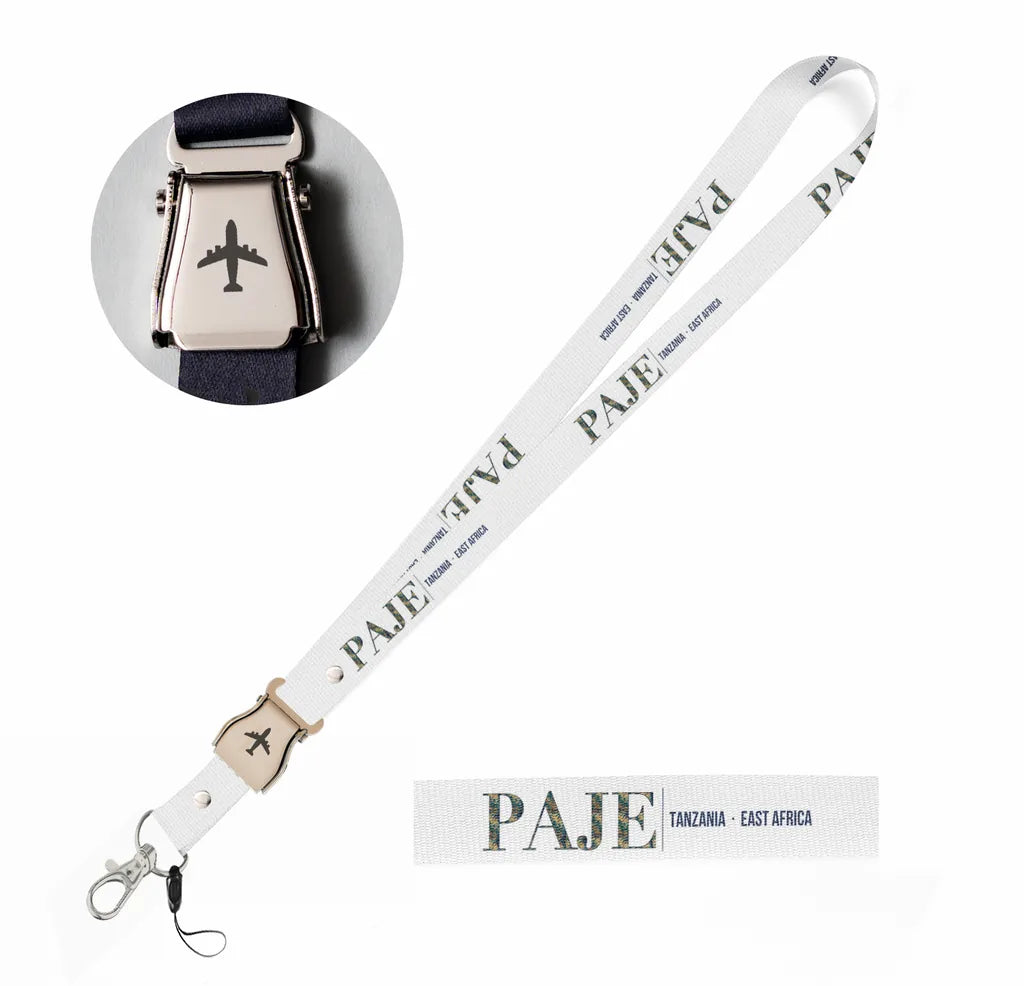 Paje City Series seat belt lanyard - white