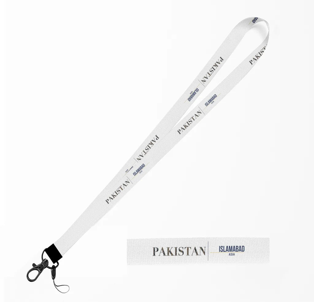 Pakistan Country Series lanyard - white