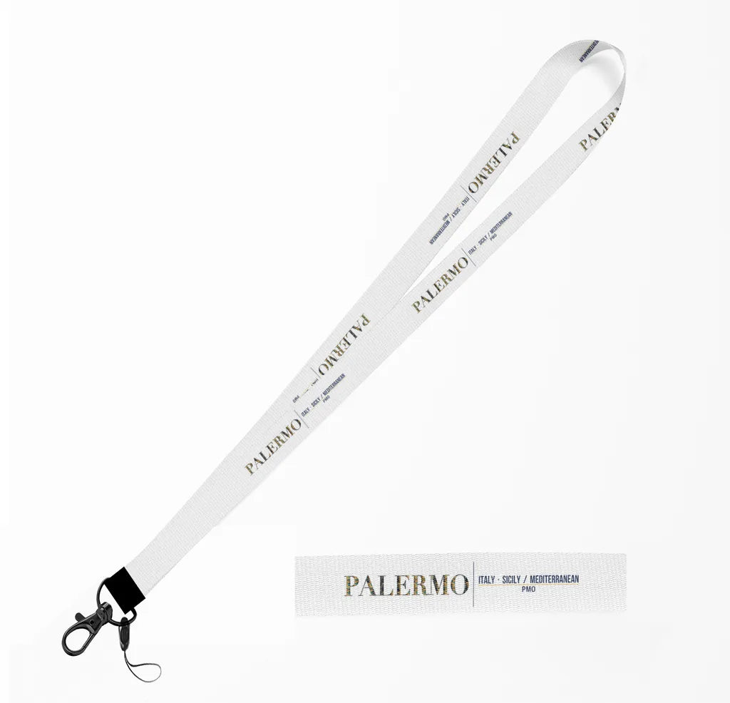 Palermo City Series lanyard - white