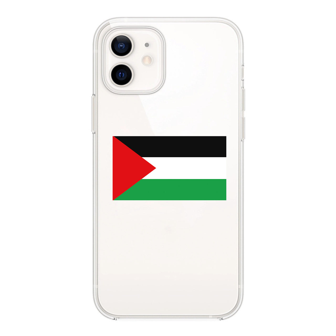 Palestine Designed Transparent Silicone iPhone Cases