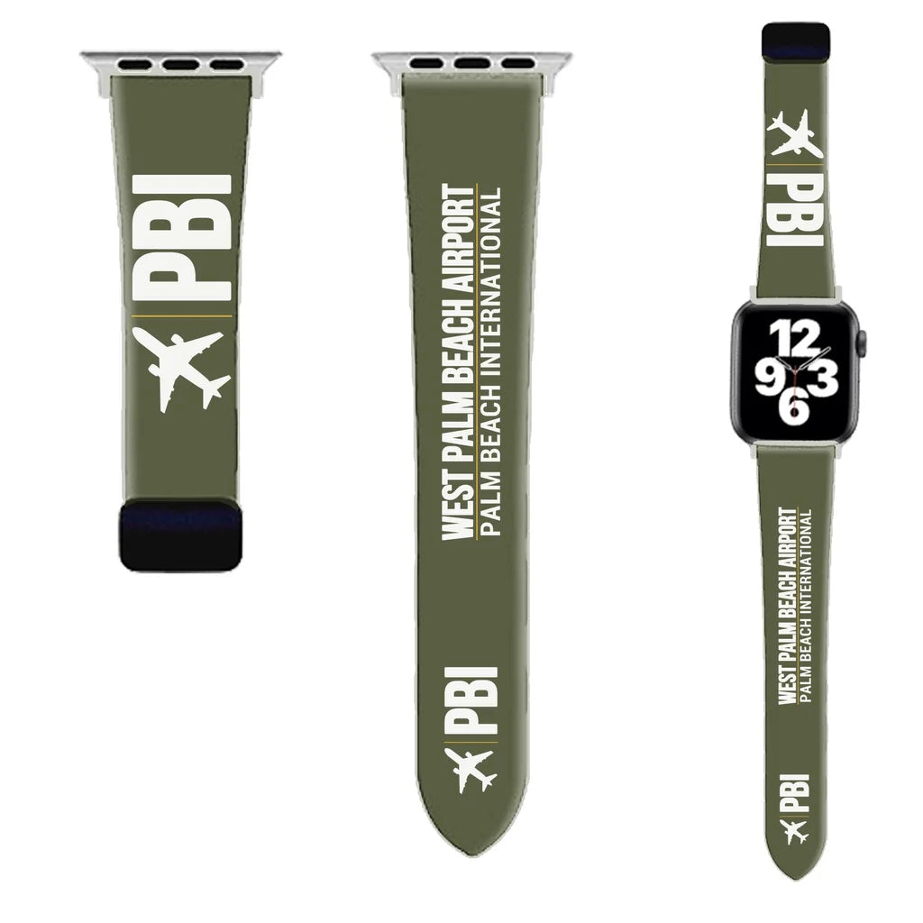 WBV6 | Palm Beach International Airport PBI | Green Army (Magnetic Band)
