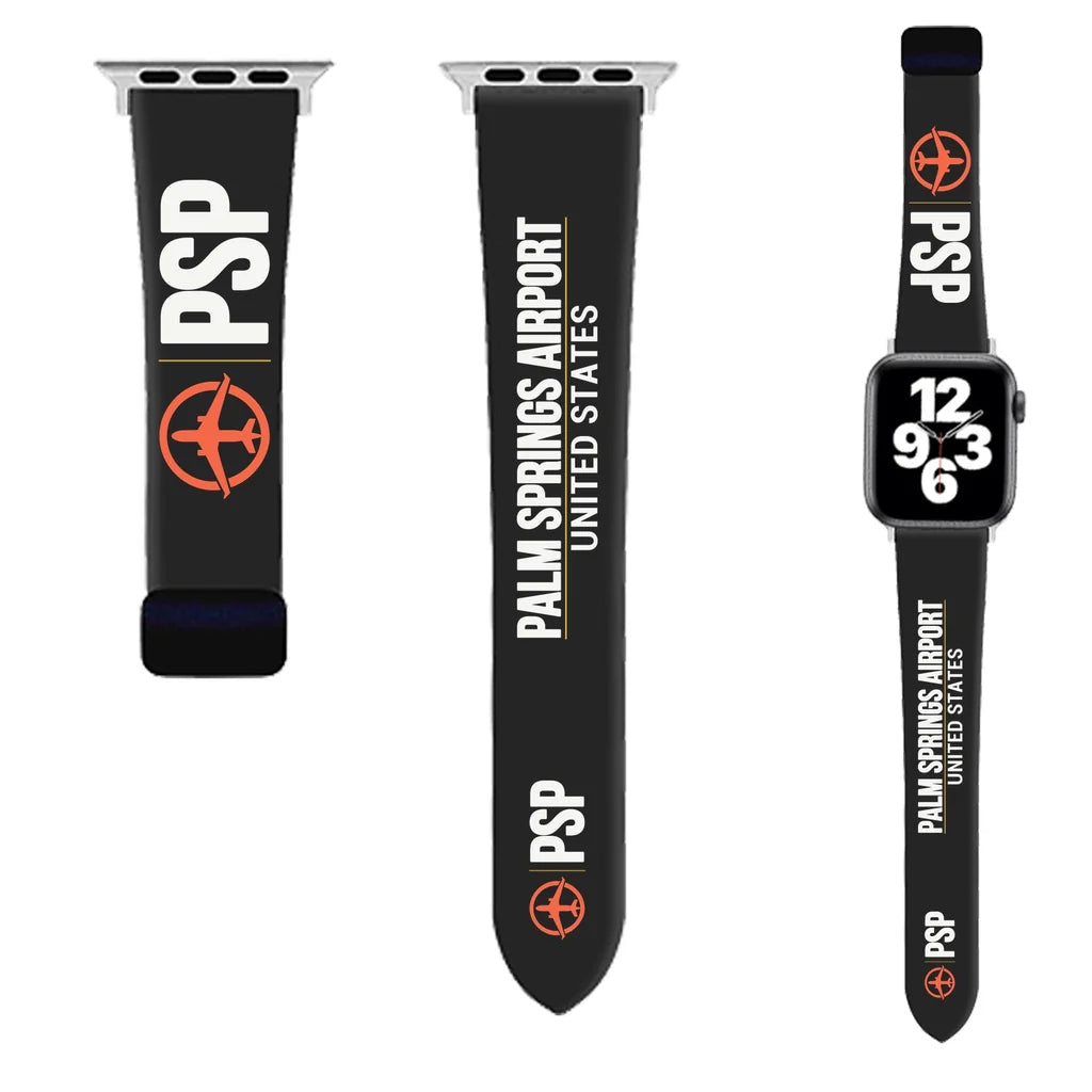 WBV6 | Palm Springs International Airport PSP | Black (Magnetic Band)