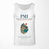 Thumbnail for Palma de Mallorca Airport (PMI) design on white tank top