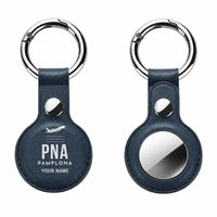 Thumbnail for Pamplona Airport (PNA) AirTag Cases - Blue + Name