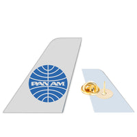 Thumbnail for Pan Am Airlines Designed Tail Shape Badges & Pins