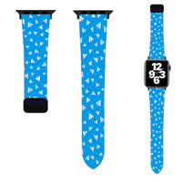 Thumbnail for Paper Airplanes Designed Soft Silicone Apple Watch Bands