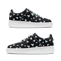 Thumbnail for Paper Airplanes (Black) Designed Low Top Sport Sneakers & Shoes