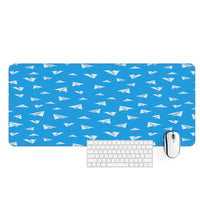 Thumbnail for Paper Airplanes (Blue) Designed Desk Mats