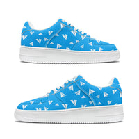 Thumbnail for Paper Airplanes (Blue) Designed Low Top Sport Sneakers & Shoes
