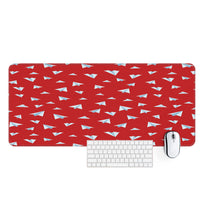 Thumbnail for Paper Airplanes (Red) Designed Desk Mats