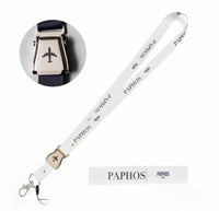 Thumbnail for Paphos City Series seat belt lanyard - white