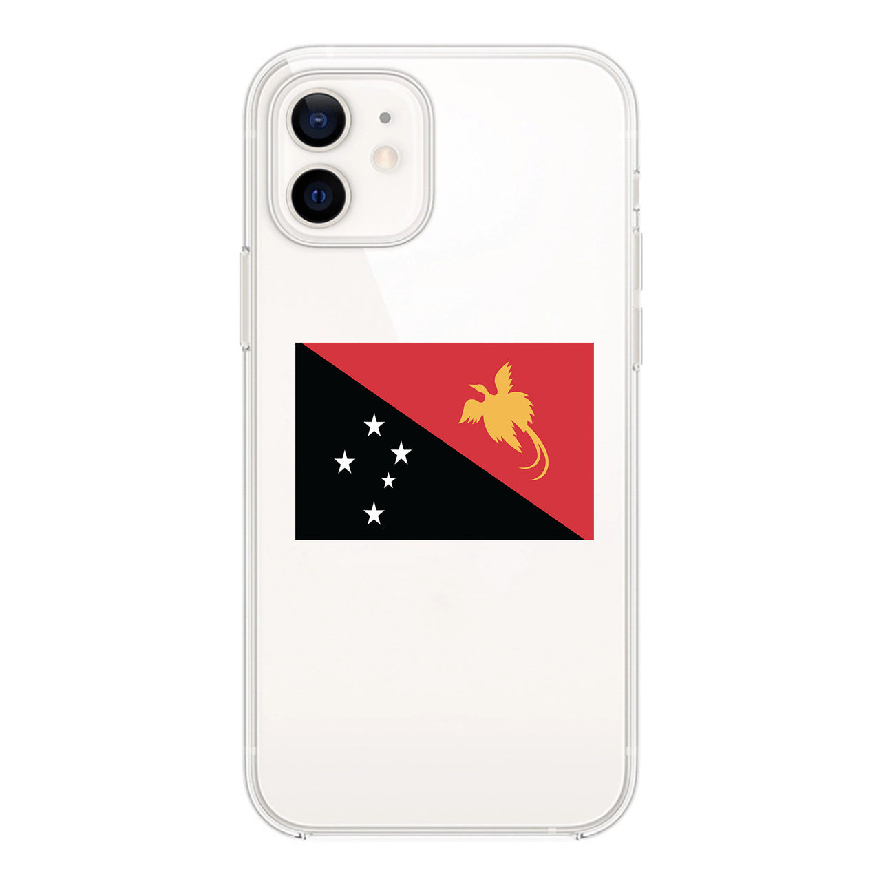 Papua New Guinea Designed Transparent Silicone iPhone Cases