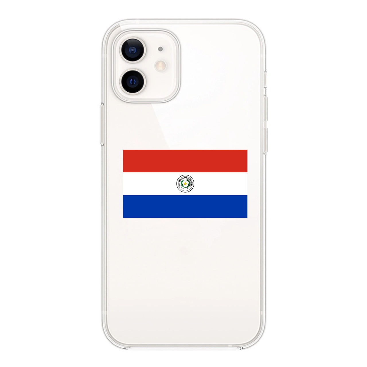 Paraguay Designed Transparent Silicone iPhone Cases