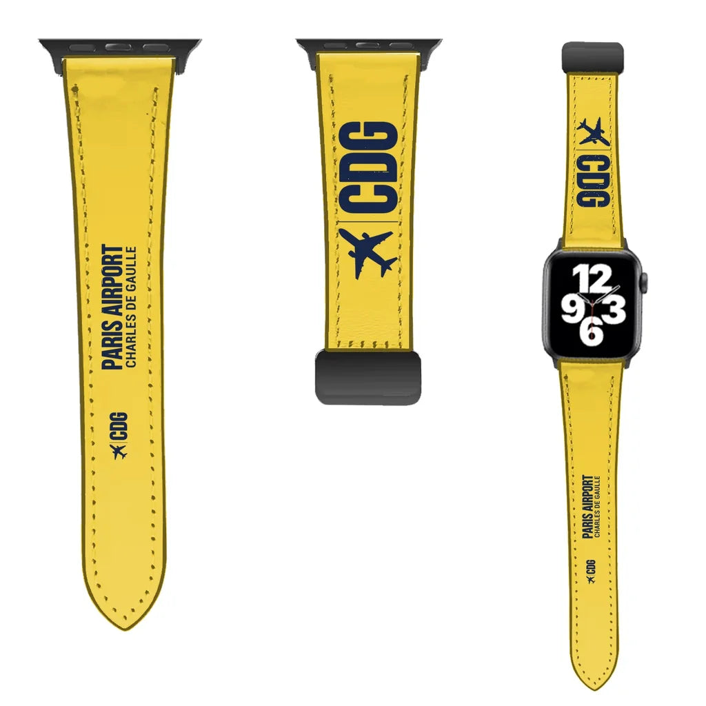 WBV6 | Paris Charles de Gaulle Airport CDG | Leather - Yellow