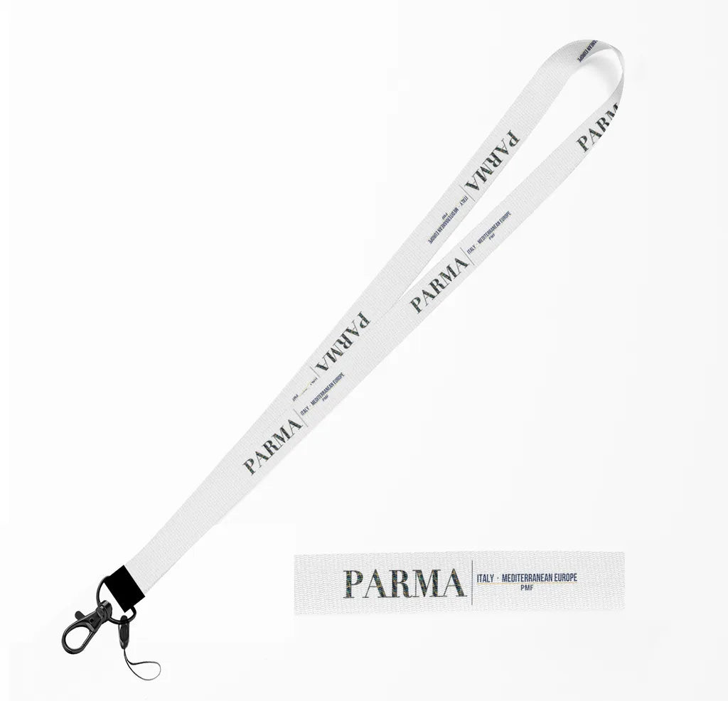 Parma City Series lanyard - white