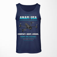Thumbnail for Parrot ANAFI USA design on dark blue tank top