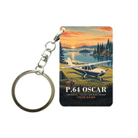 Thumbnail for Partenavia P.64 Oscar - 3D + Name - Key Chain - Full Print