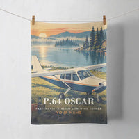 Thumbnail for Partenavia P.64 Oscar - 3D + Name - Towel - Full Print