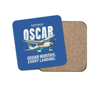 Thumbnail for Partenavia P.64 Oscar - Cartoon - Coaster - Blue