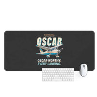 Thumbnail for Partenavia P.64 Oscar - Cartoon - Desk Mat - Black