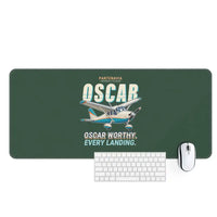 Thumbnail for Partenavia P.64 Oscar - Cartoon - Desk Mat - Dark Green