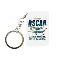 Thumbnail for Partenavia P.64 Oscar - Cartoon - Key Chain - White