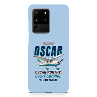 Thumbnail for Partenavia P.64 Oscar - Cartoon + Name - Samsung Case - Light Blue