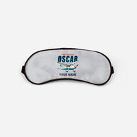 Thumbnail for Partenavia P.64 Oscar - Cartoon + Name - Sleep Mask - Light Gray
