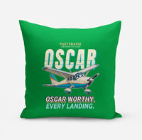 Thumbnail for Partenavia P.64 Oscar - Cartoon - Pillow - Green