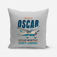 Thumbnail for Partenavia P.64 Oscar - Cartoon - Pillow - Light Gray
