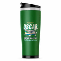 Thumbnail for Partenavia P.64 Oscar - Cartoon - Stainless Steel (No Holder) - Green