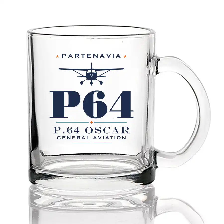 Partenavia P.64 Oscar - Heritage - Coffee & Tea Glass