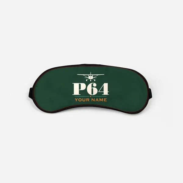 Partenavia P.64 Oscar - Heritage + Name - Sleep Mask - Dark Green