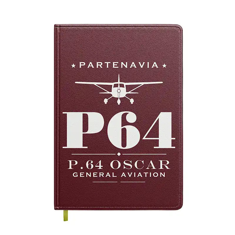 Partenavia P.64 Oscar - Heritage - Notebook - Dark Red