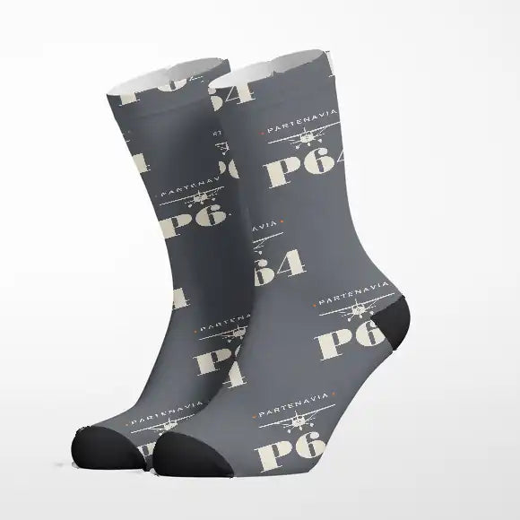 Partenavia P.64 Oscar - Heritage - Socks - Grey