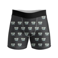Thumbnail for Partenavia P.64 Oscar - Men Boxers - Cartoon Pattern - Black