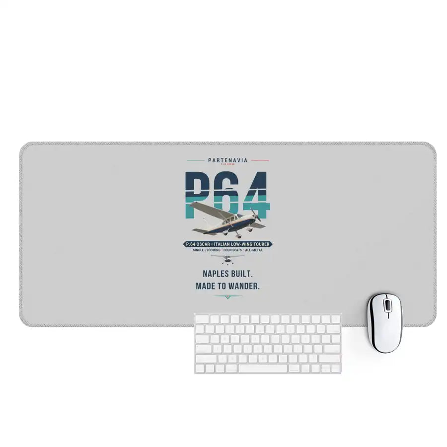 Partenavia P.64 Oscar - Original - Desk Mat - Light Gray