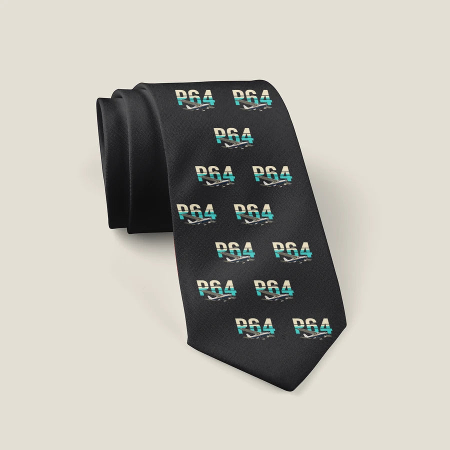 Partenavia P.64 Oscar - Original Pattern - Tie - Black