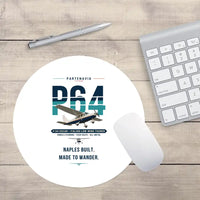 Thumbnail for Partenavia P.64 Oscar - Original - Round Mouse Pad - White