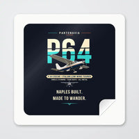 Thumbnail for Partenavia P.64 Oscar - Original - Square Sticker - Peel